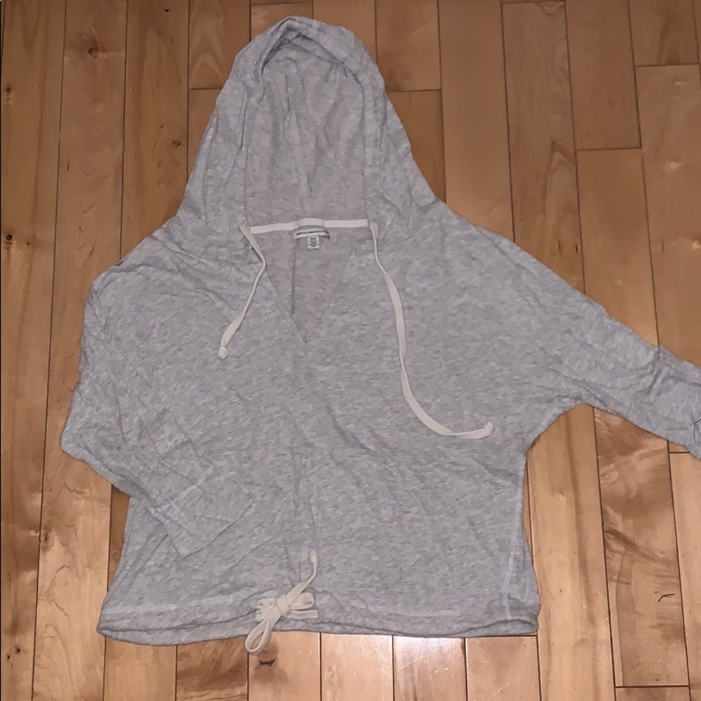 Light Gray American Eagle Hoodie